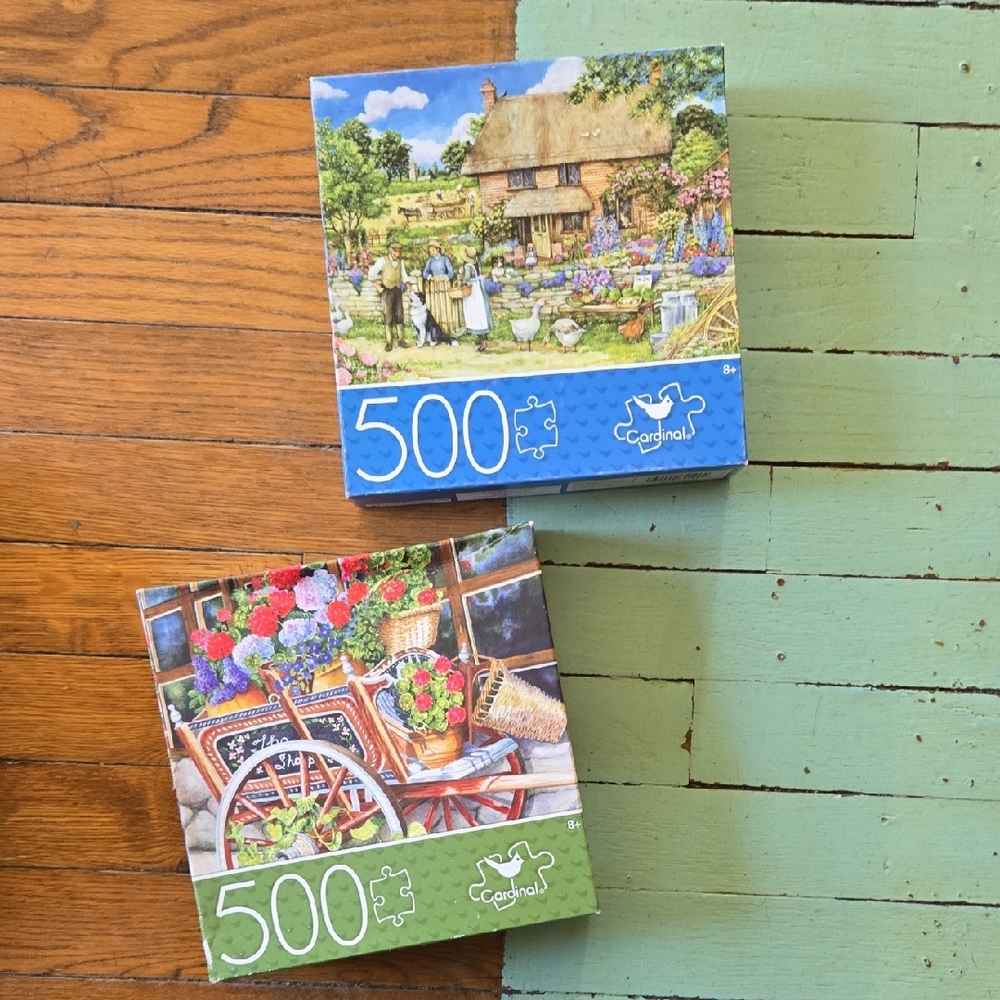 Two 500-Piece Puzzle Bundle